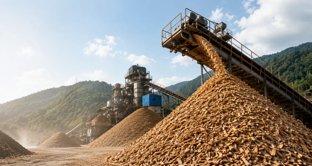 woodchips production